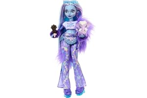 Monster High Abbey Bominable Yeti mit Mammut-Haustier und Accessoires - Spuktastischer Schneeflocken-Look für Kinder ab 4 Jahren, HNF64