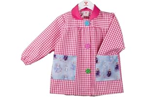 KLOTTZ - Babi bolsillos tela FROZEN para guardería y colegio Niñas