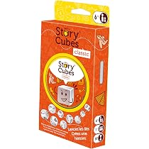Goki Story Cubes – 9 Dés En Bois – Jeu Narratif Créatif – Dès 6 Ans – Boîte Métallique