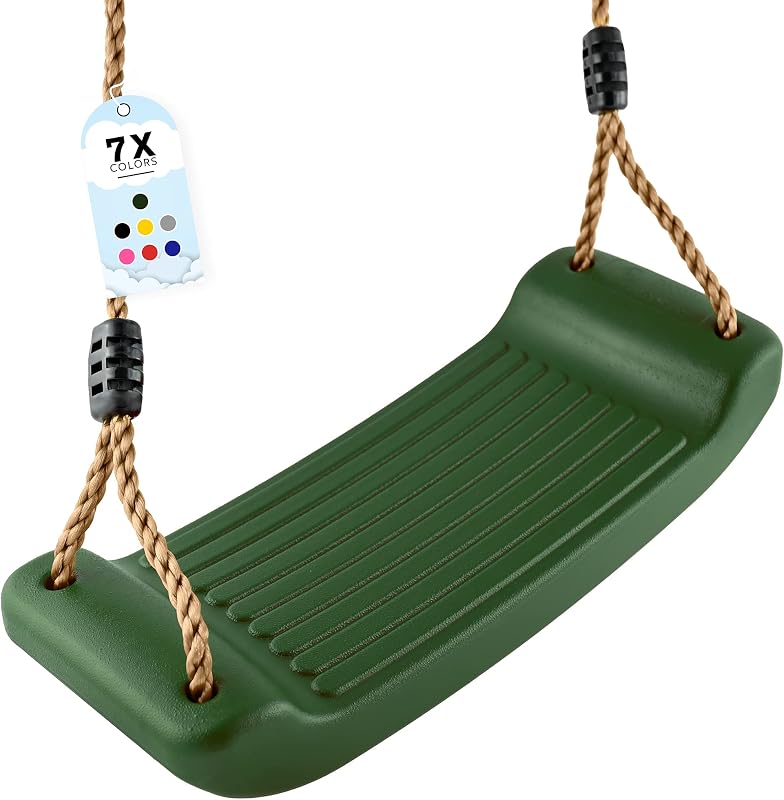 Schaukel Garten | Kinderschaukel Outdoor Indoor | Höhenverstellbar & rutschfest| Schaukelsitz - Schaukelbrett - Brettschaukel für Kinder zum Schaukeln
