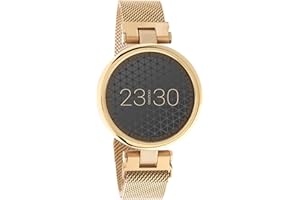 Oozoo Smartwatch Unisex Fitnessuhr 39mm mit 16mm Milanaiseband für Damen und Herren | Fitness Armbanduhr mit Schrittzähler | Fitnesstracker Sportuhr für iOS & Android
