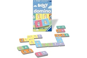 Ravensburger Bluey Dominoes Game For Kids Age 3 Years Up - 2 to 4 Players