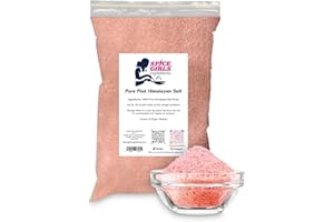 SPICE GIRLS INGREDIENTS Premium Himalayan Pink Salt Fine - 100% Pure, Vegan, Gluten-Free Pink Himalayan Salt Resealable Pouch for Grinder Refills - Unrefined, Natural Salt from Himalayan Mountains (2kg)