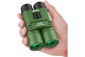 12X25 Fernglas für Kinder - Opaita Klein Ferngläser für Jungen Mädchen Vogelbeobachtung - Jagd Wandern Sightseeing Tierwelt und Sport