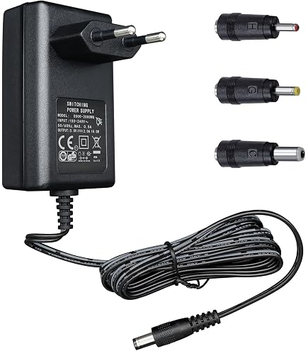 TOP CHARGEUR Netzteil 15V 2A – Stecker 3,5 X 1,35 Mm, 120 Cm Kabel, CE-zertifiziert