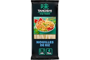TANOSHI VIETNAM - Nouilles De Riz Sèches - Pour La Péparation des Nems,Rouleaux De Printemps et Bò Bún - 400 G