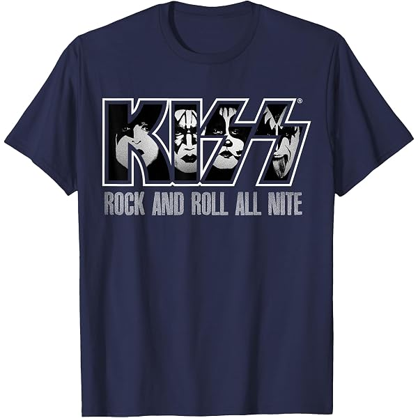 T-shirt Kiss Army - Taille L - Coton Premium Sérigraphie Métal - Noir - Neuf Sans étiquettes