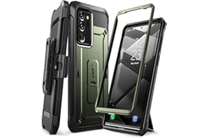 SUPCASE Unicorn Beetle Pro Series wytrzymały futerał na całą obudowę i podpórkę do Samsung Galaxy Note 20 Ultra (2020), ciemnozielony