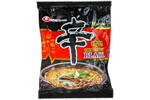 WANAHONG Nongshim Shin Ramyun BLACK Noodle Soup Premium (20 Pack)
