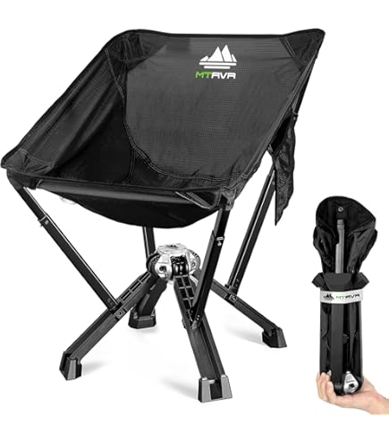 Camping Chairs For Adults MOON LENCE Adjustable Camping Chair