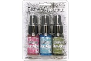 Ranger Ink Pads and Refills Distress Holiday Kit de Teinture mica, Multicolore, Taille unique