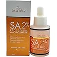 Astraaz SA 2% Face Serum with Salicylic Acid + Aloe Vera | Acne Spot Corrector | Reduces Bumpy Texture Blackheads, Blemishes | Clears Clogged Pores | For Acne-Prone, Oily Skin | For Men, Women 30ml