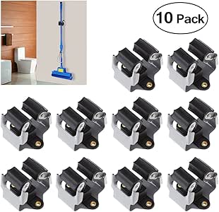 PIXNOR WINOMO Gerätehalter Garten Besenhalter Wand rostfrei 10 Stück