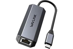 WAVLINK USB C LAN Adapter 5Gbps, Driver Free RJ45 Gigabit USB C Ethernet Adapter for Laptop, Computer, Compatible with Thunderbolt 5/4/3, Mac, Windows, iPad, iPhone, MacBook