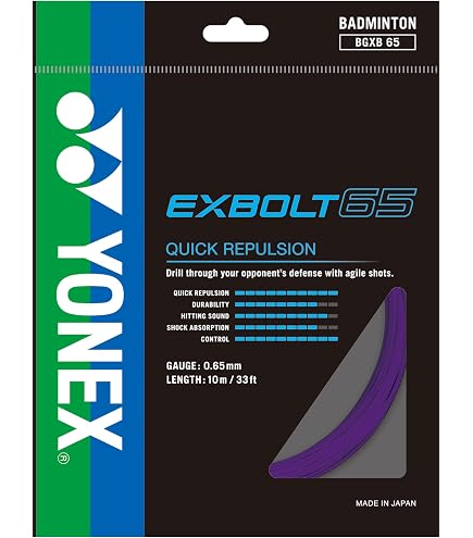 Buy Yonex Badminton String BG 66 Ultimax |Blue |Gauge 0.65mm|Quik