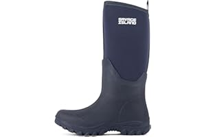 Savage Island Tall Ladies 5mm Neoprene Lined Wellington Boots Outdoor Women's Insulated Womens Wellies