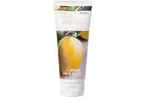 ‎KORRES KORRES Basil Lemon Glättende Bodymilk mit Aloe Vera, mit leckeren Duft von frischem Basilikum & prickelnden Zitrusakkord, dermatologisch getestet, vegan, silikon- und parabenfrei, 200 ml
