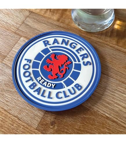 Pinte Officielle Rangers FC – Verre à Bière Avec Emblème Du Club