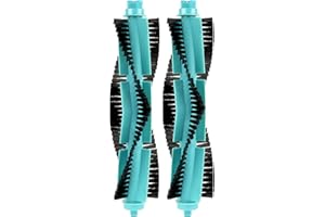MIBUMIKI (2 Piezas) Rodillos de cepillo de repuesto compatibles con el aspirador en seco húmedo inalámbrico Conga 11090, kit de accesorios de piezas de repuesto, 2 rodillos de cepillo.