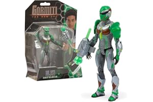 GORMITI THE NEW ERA Gormiti, Figurine articulée 15 cm, Scion avec Fonction d'attaque, Modèle Terre - Glen, pour Les Enfants à partir de 4 Ans, GRV114