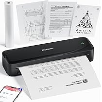 Phomemo T02 Mini Stampante,Stampante Portatile Con 3 Rotoli Di Carta