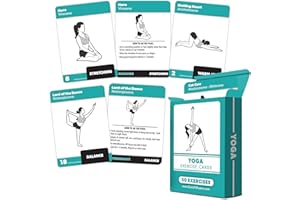 ‎PALACE LEARNING Palace Learning Yoga-Pose-Übungskarten – Yoga-Positionen und Workout-Fitness-Karten mit über 50 Posen – 6,3 x 8,9 cm