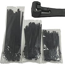 Armpow Lot De 100 Attaches De Câble Réutilisables En Nylon Robuste