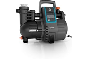 Gardena Smart Pressure Pump: Pompa Elettrica a Pressione Comandabile da App/Tablet, 5000 L/H, con Prefiltro, Autoadescamento Max. 8 M (19080-20)