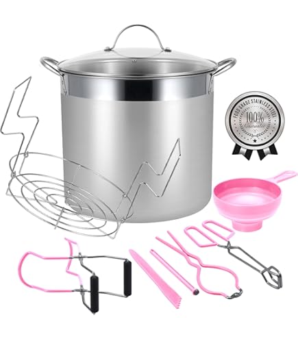 Canning Supplies 20QT Stainless Steel Canning Kit 9-Piece Water