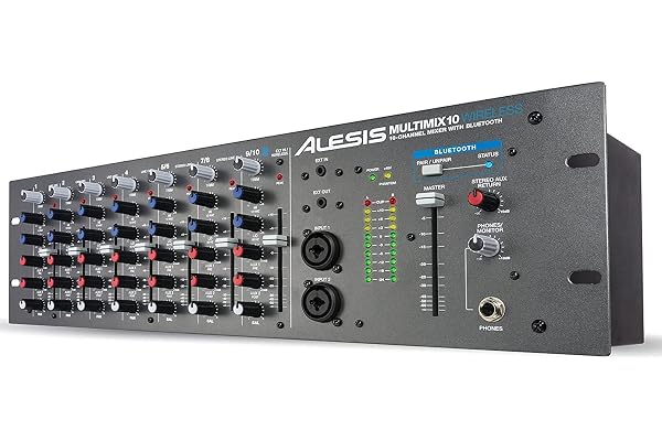 Alesis MultiMix 10 Wireless Mixeur de Studio 10 voies en rack 19" avec Bluetooth