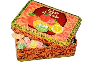 ANTICO CAFFE' NOVECENTO Barnier | Caramelle Frutta Mix | Caramelle Aromatizzate Limone, Fragola e Arancia | Contenitore con Caramelle Tutti Frutti | Frutta Caramelle Dolci - 150 Gram.