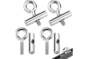 KGGZKG 4 sztuki stoperów do szyny kederowej, haki markizowe, stoper kederowy