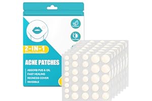HOME HOLIC 300 Pezzi Patch Brufoli Pimple Patch Cerotti Brufoli Acne Patch Idrocolloidi Trasparenti Con Olio dell'Albero del Tè e Acido Salicilico 2-in-1 per Giorno e Notte Impermeabili e Invisibile