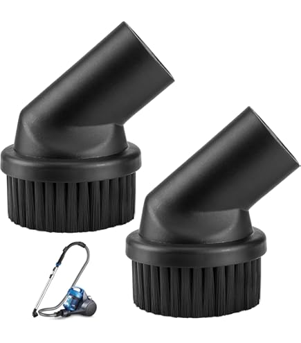 3 Spazzole Rotonde Per Aspirapolvere - Ideali Per Pulizie Precise Su Superfici Delicate