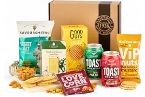 Thornton & France Beer and Cheese Gift Hamper with Craft Beers, Mature Cheddar, and Gourmet Snacks | Premium Cheese Gift Box for Birthdays, Father’s Day, Christmas and Beer Lovers