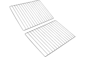 Nischenmarkt 2 Stück Edelstahl Grillrost, Edelstahlrost, Rost, Grillrost Verschiedene Größen (35 cm x 26 cm)