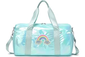 KIMWADALH Láser Bolsa de Danza Ballet Niñas Bolsa de Deporte Infantiles Niña Bolsa de Gimnasia Niños Pequeña Bolsos de Viaje