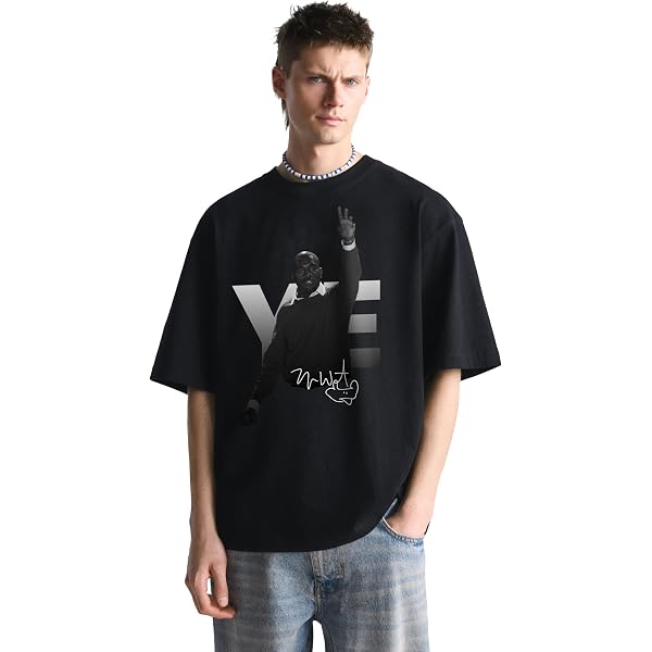 Buy Yeezus Tour Red Ski Mask Concert Kanye West T-Shirt (Small) at