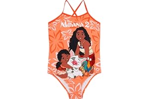 Disney Bañador Piscina Niña | Bañador Niña Vaiana 2 | Moana Bañadores Una Pieza para Niñas De Vaiana