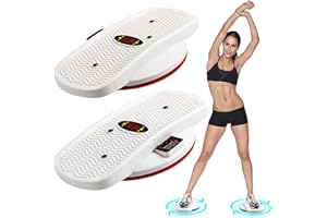 Jooheli Disco Twist, Diviso Waist Disc Design Separabile Twist Waist Disc Vita Dimagrante Fitness Multi-Funzionale Massaggio ai Piedi Magnetico Attrezzatura per il Fitness Domestico