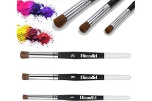 Himmlfel pastello pennelli per pittura,3 pezzi per sfumare e lisciare i pennelli per pastelli a gesso, pastelli a olio, carboncino, pastelli, sfumare pastello morbidi, dry brush pennello