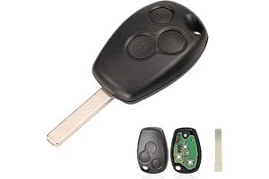 Hjärta häst 433 MHz fjärrkontroll bilnyckelbricka skal med PCF7947 chip VA2 blad för Ren-ault Trafic Vivaro Primastar Movano Dacia