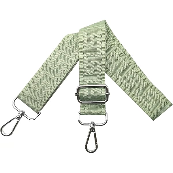 Tracolla Regolabile Per Borse - Fibbia Argentata, Larga, Lunghezza 80-140 Cm, Design Labirinto Blu Scuro - Foto 3