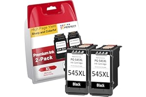 Neiber Regenerowane wkłady atramentowe kompatybilne z Canon PG545XL 545XL do Canon Pixma TS3150 3151 205 305 MG2555S 3050 2550 2550S MX495 TR4550 Ip2850 (2 x czarny)