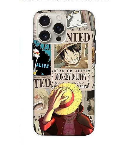NDCOM for iPhone 13 Pro Max Back Cover Case Anime One Piece Monkey