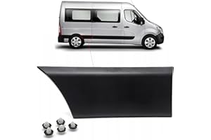 MKAREPART Rechter Kotflügel-Seitenabdeckung Zierleiste Zierleiste für kurzes Chassis L2 Model Master MK3, Movano B MK2, NV400 10-on 768F30006R (hinten rechts)