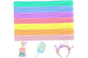 BFYHVP 100 Stück Pfeifenputzer Zum Basteln, Pfeifenreiniger, Pfeifenreiniger Zum Basteln, Pfeifenputzer Bunt Zum Basteln, Chenilledraht, Pfeifenreiniger Braun, Pipe Cleaner, Anti-Plaque Finger Hund