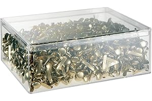 ALCO-ALBERT Alco Musterbeutelklammern 1000 Stück, Rundkopf, 17 mm