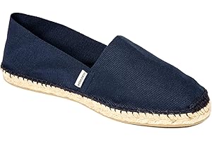 weltenmann Formentera – Espadrilles Slip-on Classiques en Coton avec Sac en Tissu, 41-46, Handmade in Spain