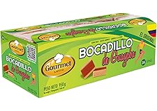 Pack de 36 Bocadillos de Guayaba - 950 g - Sabor Dulce - Alto Contenido en Vitamina C - Aporta una Dosis Extra de Energía - Propiedades Digestivas - Ideal para Deportistas - Gourmet Latino